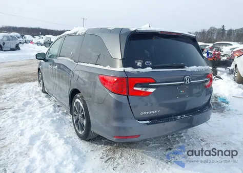 2021 Honda Odyssey Elite z USA, uszkodzony, nr VIN 5FNRL6H92MB011917